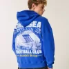 Boxy Chelsea FC Graphic Hoodie Boxy Chelsea FC Graphic Hoodie