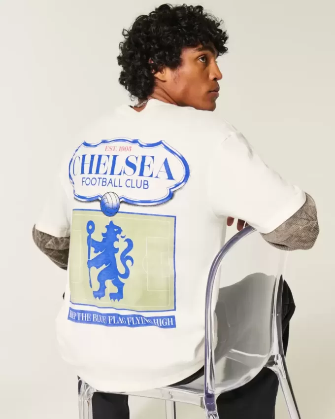 Boxy Chelsea FC Graphic Tee Boxy Chelsea FC Graphic Tee