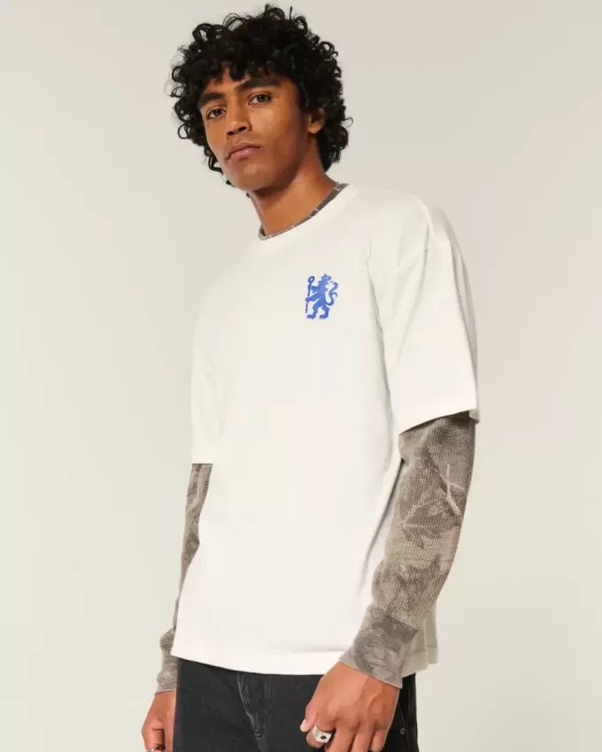 Boxy Chelsea FC Graphic Tee Boxy Chelsea FC Graphic Tee