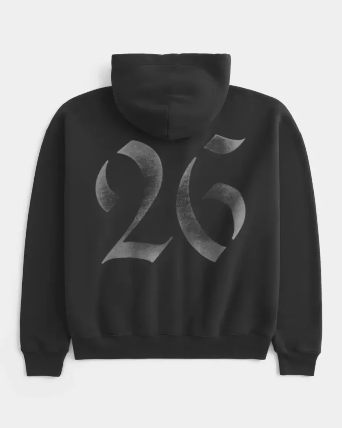 Boxy Class of 26 Graphic Zip-Up Hoodie Boxy Class of 26 Graphic Zip-Up Hoodie