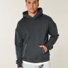 Boxy Contrast Stitch Hoodie Boxy Contrast Stitch Hoodie