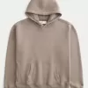 Boxy Contrast Stitch Hoodie Boxy Contrast Stitch Hoodie