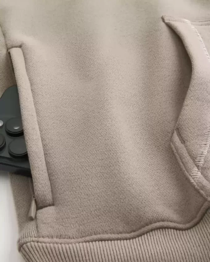 Boxy Contrast Stitch Hoodie Boxy Contrast Stitch Hoodie