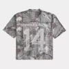 Boxy Crop Camo Dodge Graphic Jersey Boxy Crop Camo Dodge Graphic Jersey