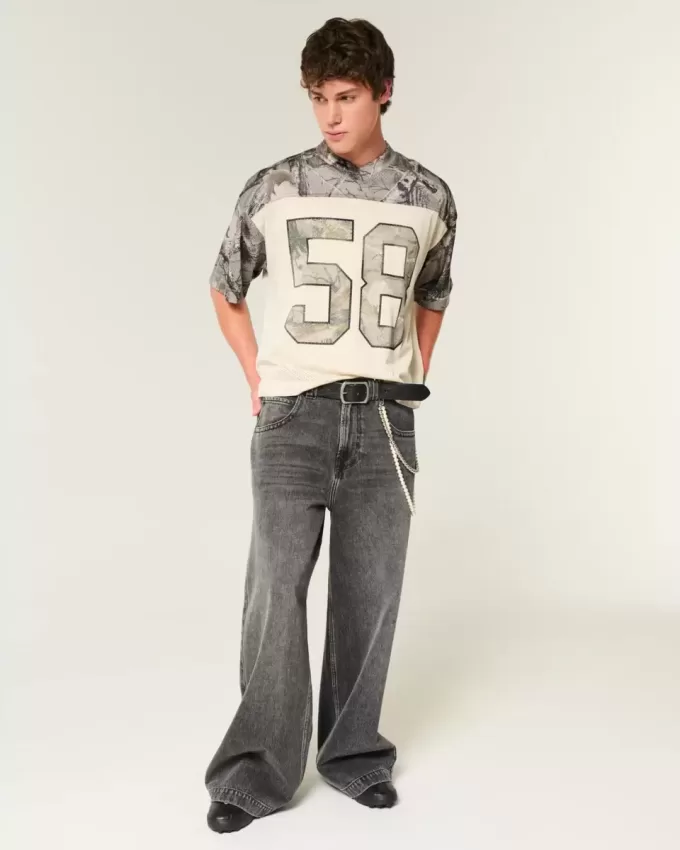 Boxy Crop Camo Jersey Boxy Crop Camo Jersey