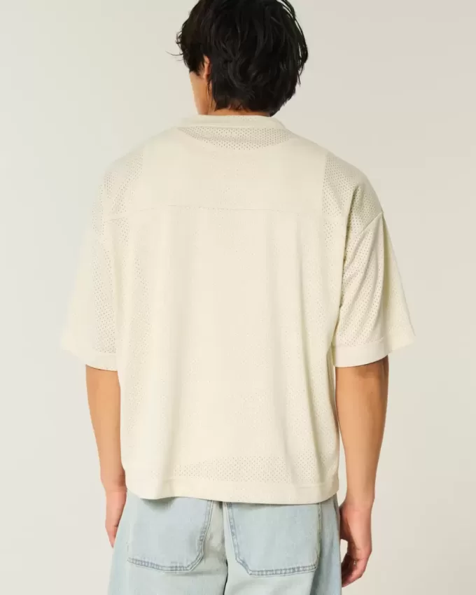 Boxy Crop Fairview Football Graphic Jersey Boxy Crop Fairview Football Graphic Jersey