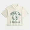 Boxy Crop Fairview Football Graphic Jersey Boxy Crop Fairview Football Graphic Jersey