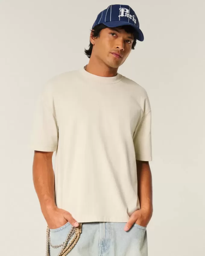 Boxy Crop Heavyweight Crew T-Shirt Boxy Crop Heavyweight Crew T-Shirt