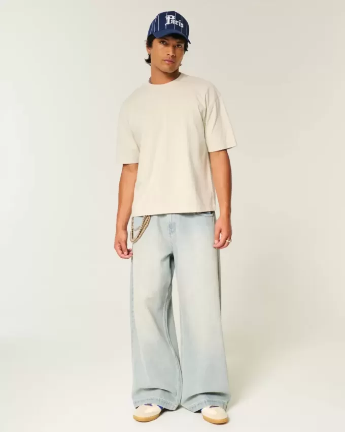 Boxy Crop Heavyweight Crew T-Shirt Boxy Crop Heavyweight Crew T-Shirt