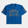 Boxy Crop Mesh North Valley Graphic Jersey Boxy Crop Mesh North Valley Graphic Jersey