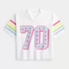 Boxy Crop Number Graphic Jersey Boxy Crop Number Graphic Jersey