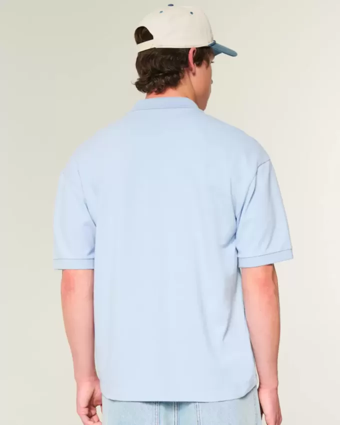 Boxy Crop Polo Boxy Crop Polo