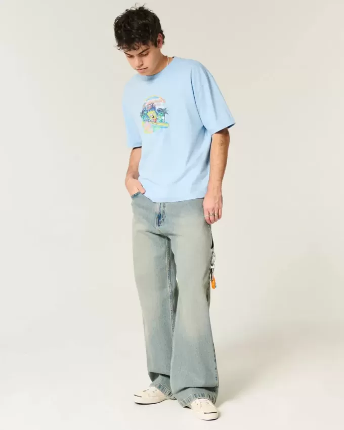 Boxy Crop SpongeBob SquarePants Graphic Tee Boxy Crop SpongeBob SquarePants Graphic Tee