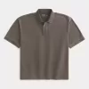 Boxy Crop Washed Polo Boxy Crop Washed Polo
