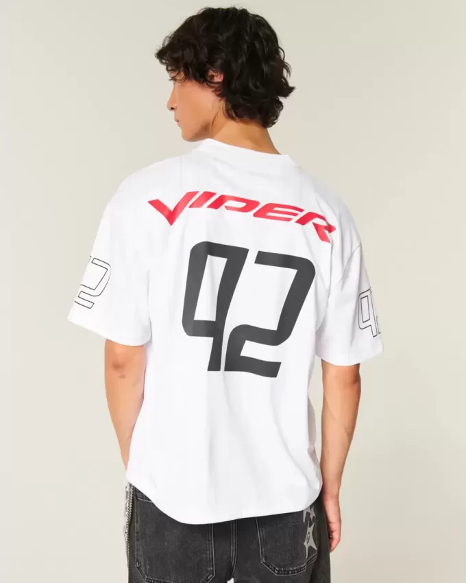 Boxy Dodge Viper Graphic Soccer Jersey Boxy Dodge Viper Graphic Soccer Jersey