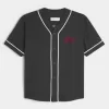 Boxy Dr Pepper Graphic Baseball Jersey