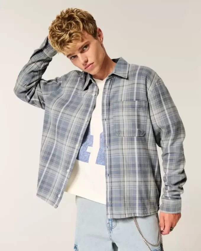 Boxy Flannel Shirt Boxy Flannel Shirt