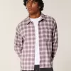 Boxy Flannel Shirt