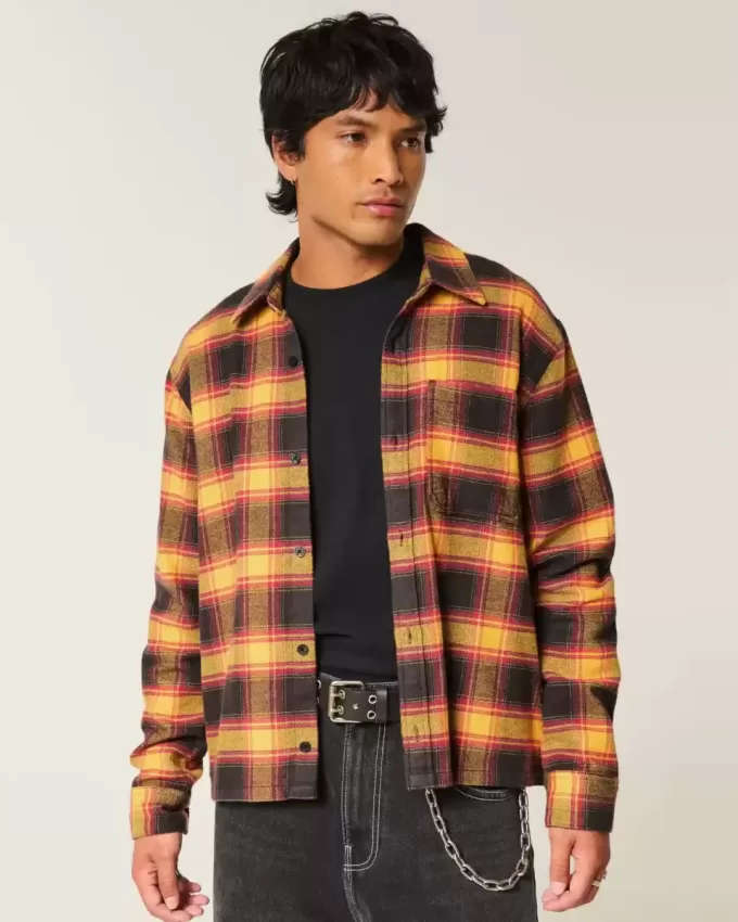 Boxy Flannel Shirt Boxy Flannel Shirt