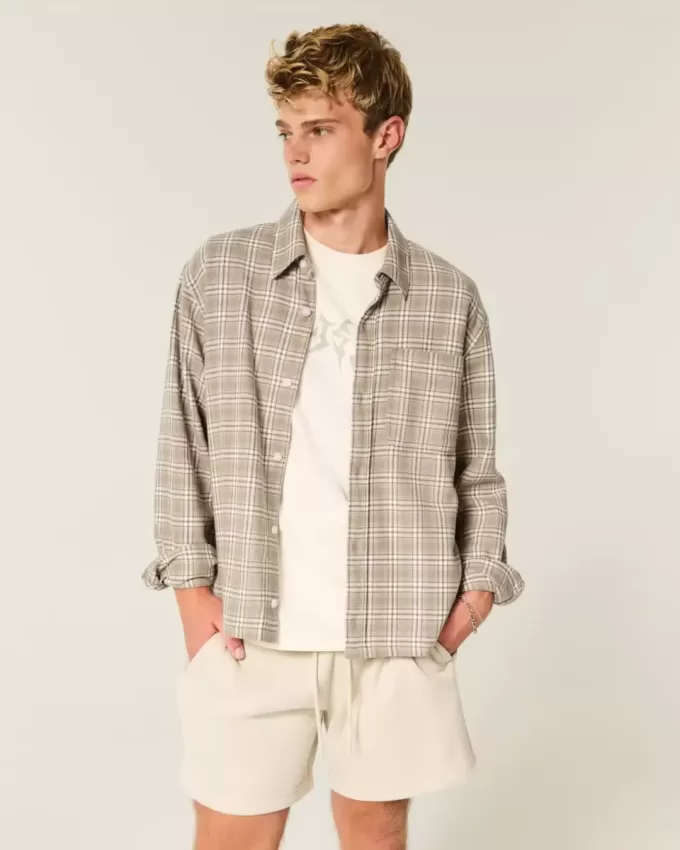 Boxy Flannel Shirt Boxy Flannel Shirt