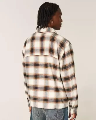 Boxy Flannel Shirt