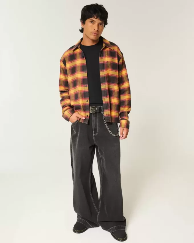 Boxy Flannel Shirt Boxy Flannel Shirt