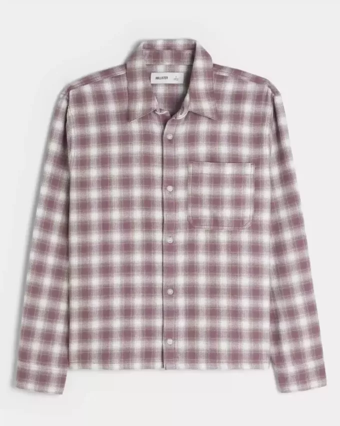 Boxy Flannel Shirt