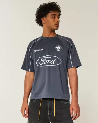 Boxy Ford Mustang Graphic Soccer Jersey