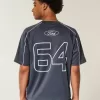 Boxy Ford Mustang Graphic Soccer Jersey
