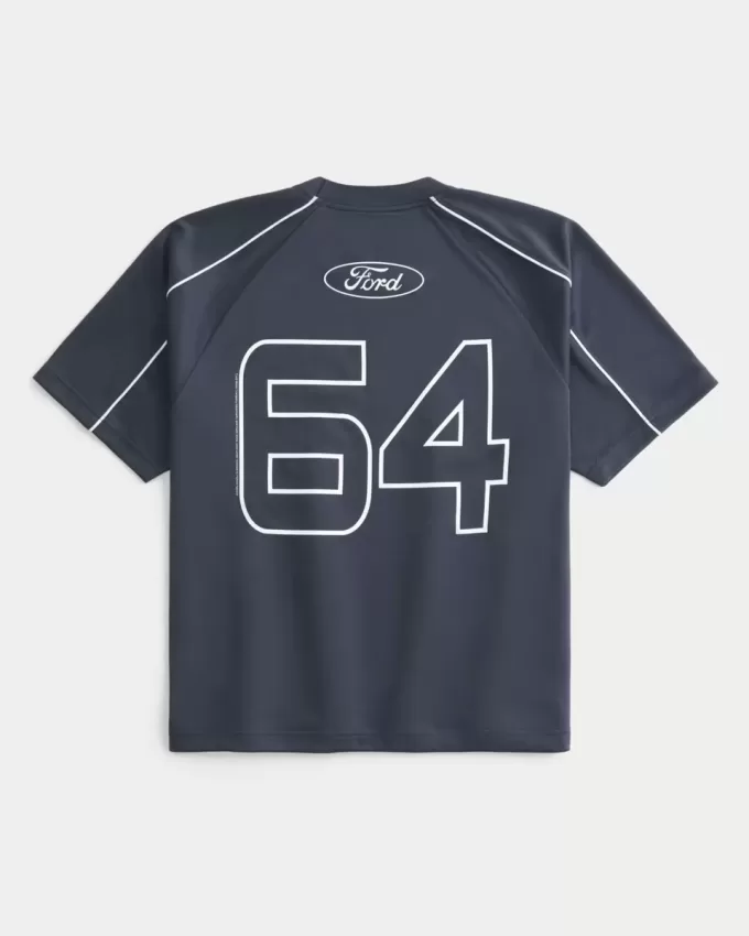 Boxy Ford Mustang Graphic Soccer Jersey