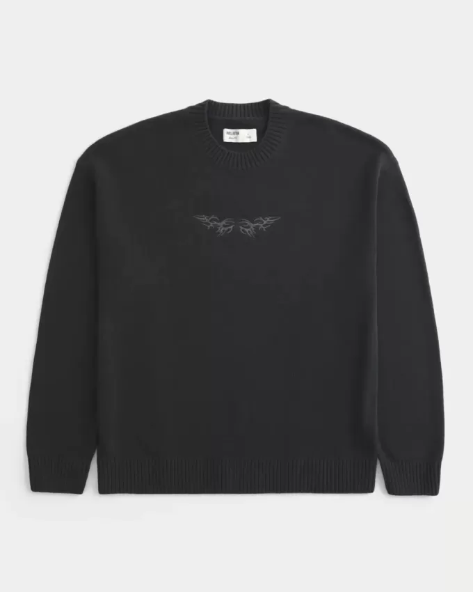 Boxy Graphic Crew Sweater Boxy Graphic Crew Sweater