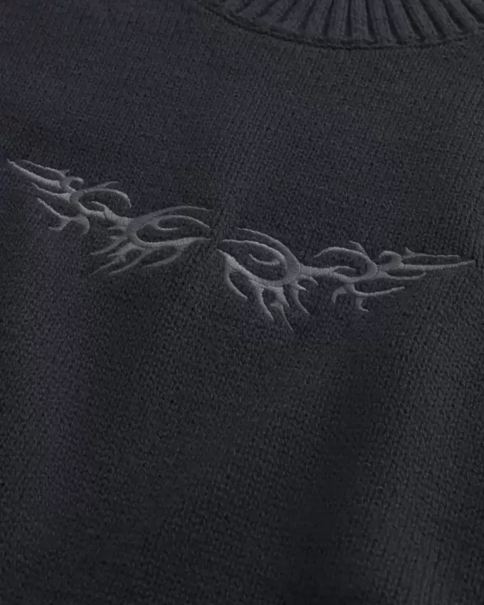 Boxy Graphic Crew Sweater Boxy Graphic Crew Sweater