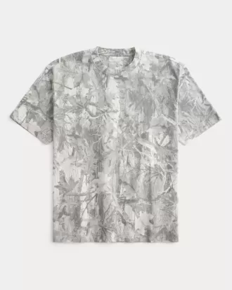Boxy Heavyweight Camo Crew T-Shirt Boxy Heavyweight Camo Crew T-Shirt
