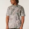 Boxy Heavyweight Camo Crew T-Shirt Boxy Heavyweight Camo Crew T-Shirt