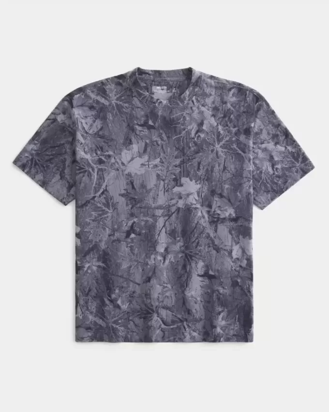 Boxy Heavyweight Camo Crew T-Shirt Boxy Heavyweight Camo Crew T-Shirt