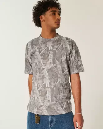 Boxy Heavyweight Camo Crew T-Shirt Boxy Heavyweight Camo Crew T-Shirt
