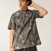Boxy Heavyweight Camo Crew T-Shirt