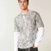 Boxy Heavyweight Camo Crew T-Shirt Boxy Heavyweight Camo Crew T-Shirt