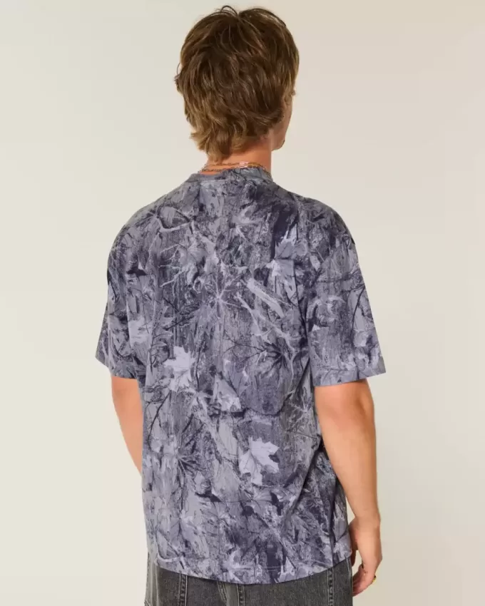 Boxy Heavyweight Camo Crew T-Shirt Boxy Heavyweight Camo Crew T-Shirt