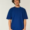 Boxy Heavyweight Cotton Crew T-Shirt Boxy Heavyweight Cotton Crew T-Shirt