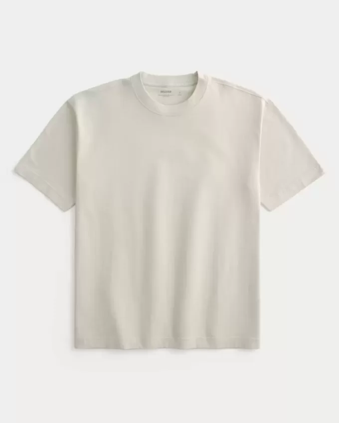 Boxy Heavyweight Cotton Crew T-Shirt Boxy Heavyweight Cotton Crew T-Shirt