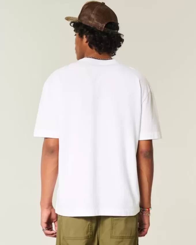 Boxy Heavyweight Cotton Crew T-Shirt Boxy Heavyweight Cotton Crew T-Shirt