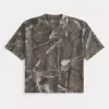 Boxy Heavyweight Crop Camo Crew T-Shirt Boxy Heavyweight Crop Camo Crew T-Shirt
