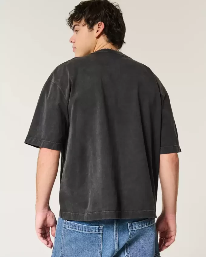 Boxy Heavyweight Crop Crew T-Shirt