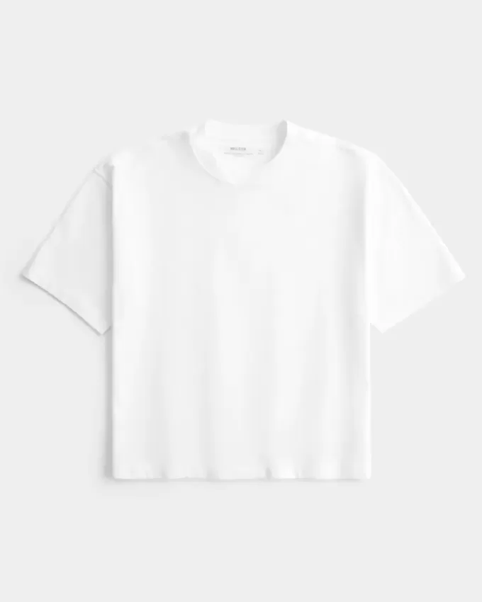 Boxy Heavyweight Crop Crew T-Shirt Boxy Heavyweight Crop Crew T-Shirt