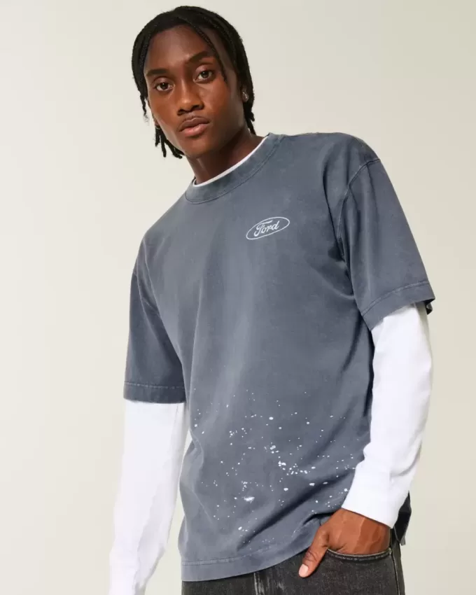 Boxy Heavyweight Ford Graphic Tee Boxy Heavyweight Ford Graphic Tee