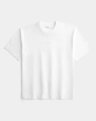 Boxy Heavyweight Logo Crew T-Shirt