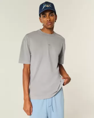 Boxy Heavyweight Logo Crew T-Shirt