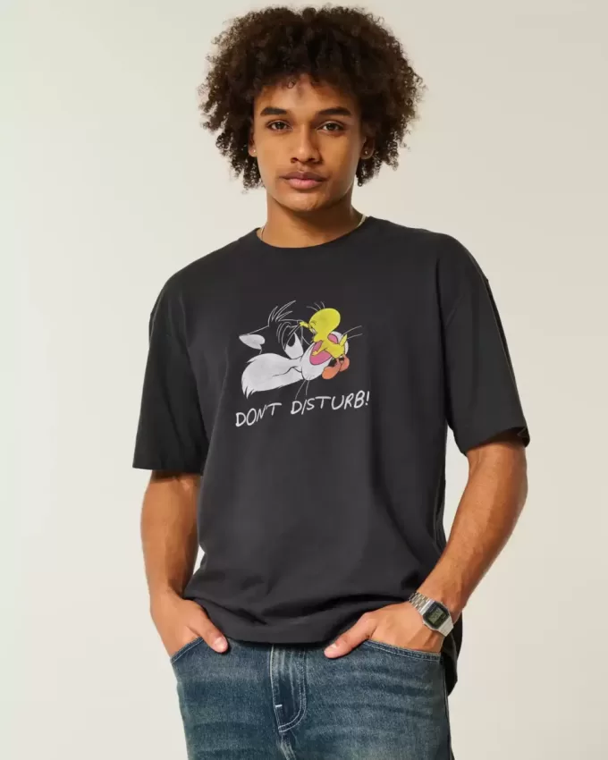 Boxy Heavyweight Looney Tunes Graphic Tee Boxy Heavyweight Looney Tunes Graphic Tee