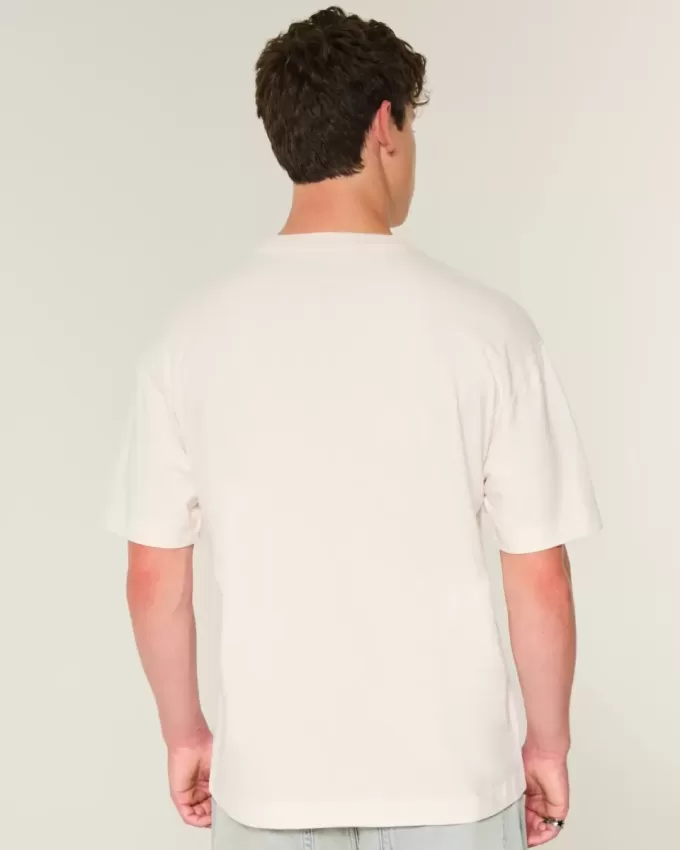 Boxy Heavyweight Newport Beach Graphic Tee